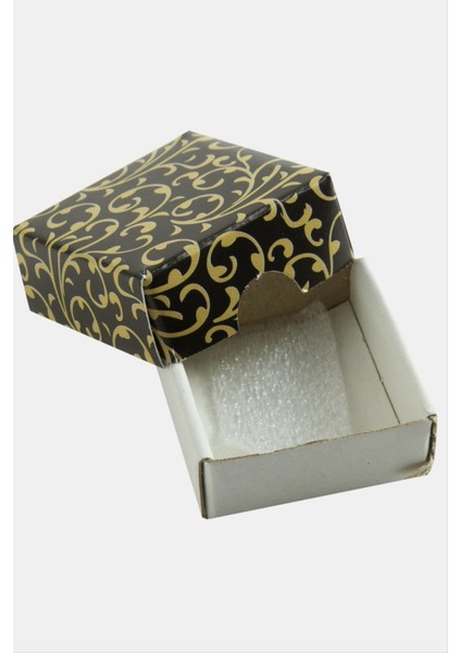 Ds-Derin Yüzük Küpe Altın Saklama Kutusu-Siyah