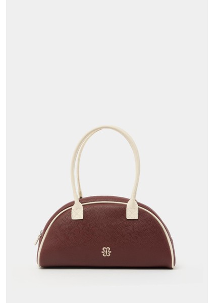 Bordo Kadın Retro El ve Omuz Çantası fiyatları