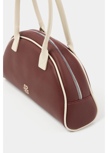 Bordo Kadın Retro El ve Omuz Çantası modelleri