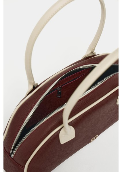 Bordo Kadın Retro El ve Omuz Çantası indirimleri