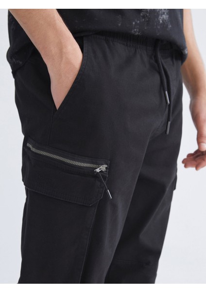 Yeni Sezon Standart Kalıp Gabardin Erkek Kargo Pantolon modelleri