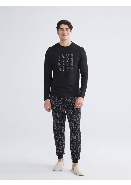 Yeni Sezon Standart Kalıp Erkek Pijama Takımı