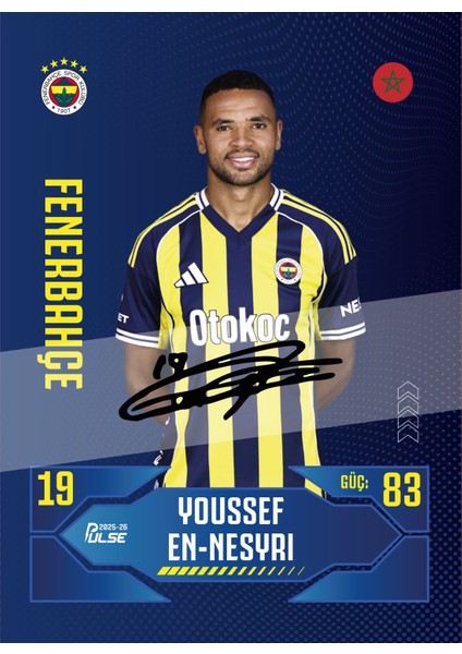 Fenerbahçe - Pulse Futbolcu Kartları 2026/26 - Tam Kutu fiyatları