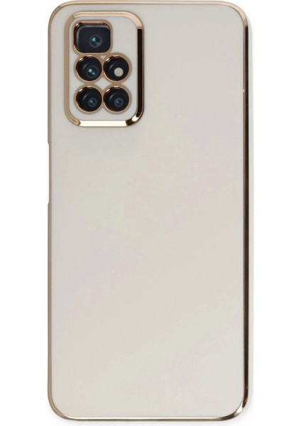 Bfs Xiaomi Redmi 10 2022 Kılıf Volet Silikon - Beyaz