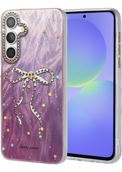 Ds-Derin Newface Samsung Galaxy A36 Kılıf Blade Aynalı Desenli Kapak - Desen 1