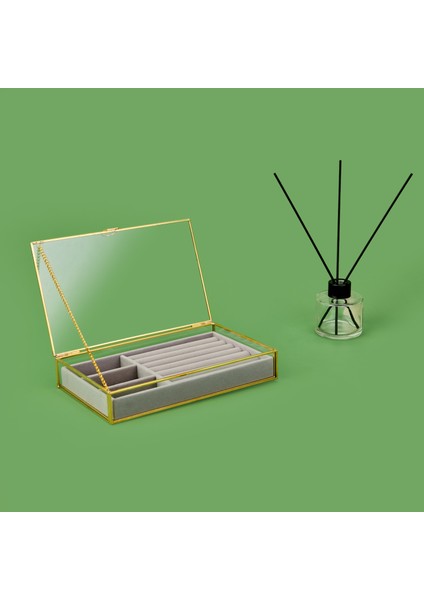 Takı Organizer Kutusu - Gold - 23 cm fiyatları