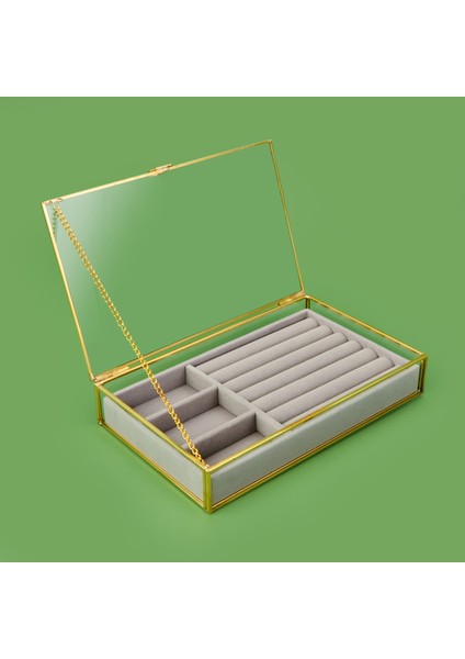 Takı Organizer Kutusu - Gold - 23 cm modelleri
