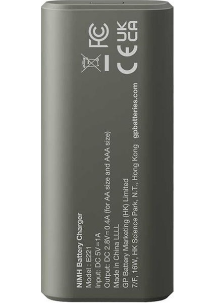 Gp Recyko E221 2*2600 Mah R6 Aa Pilli Şarj Cihazı (GP-E221/270AHCER21-2GTLB2) fırsatları