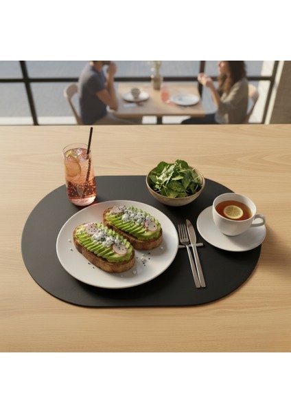 2 Adet Deri Amerikan Servis Supla Oval fırsatları