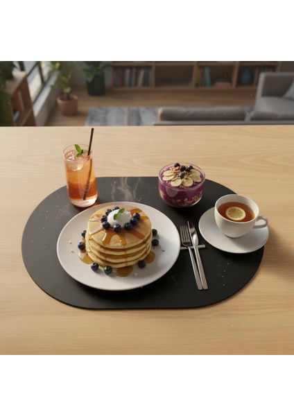 2 Adet Deri Amerikan Servis Supla Oval indirimleri