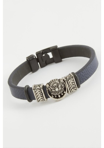 Ds-Derin Osmanlı Bayrağı Kaliteli Suni Deri Bileklik-Siyah fiyatları