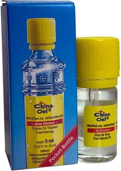 Çin Yağı 5 ml - Yüzde 100 Saf Doğal Nane Yağı