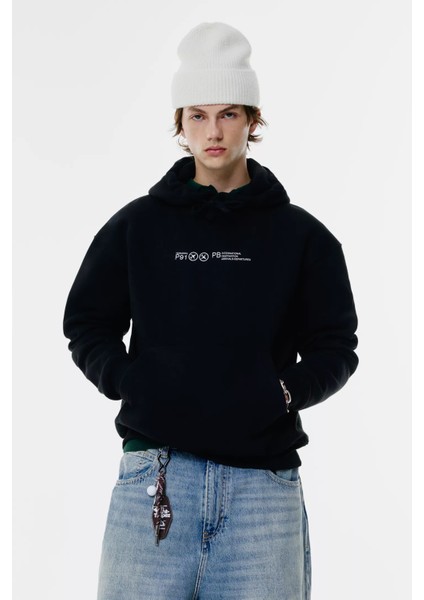 Erkek Stwd Baskılı Sweatshırt Oversize modelleri