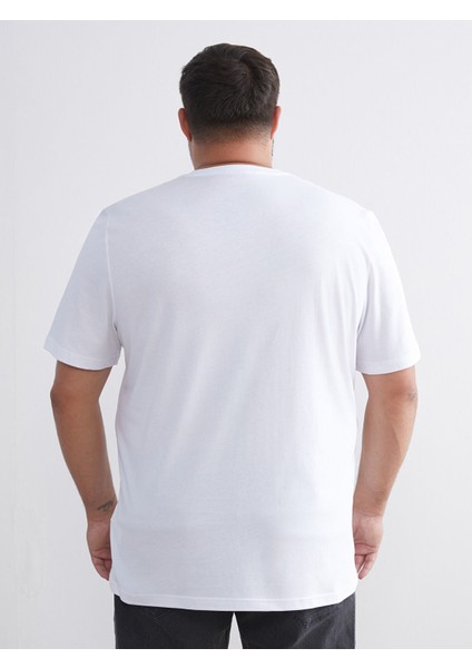 Yeni Sezon Büyük Beden V Yaka Penye Erkek Tişört fırsatları