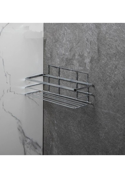Banyo Köşe Rafı Tek Katlı Şampuanlık Vidalı + Vakumlu Tuvalet Kağıtlık indirimleri