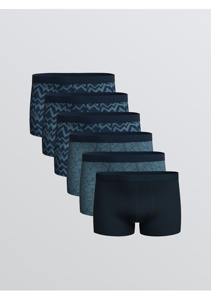 Yeni Sezon Standart Kalıp Pamuklu Esnek Erkek Boxer 5'li