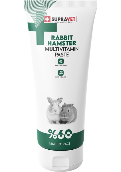Supravet Tavşan, Hamster, Ginepig, Kemirgen Multivitamin Malt Paste 100GR