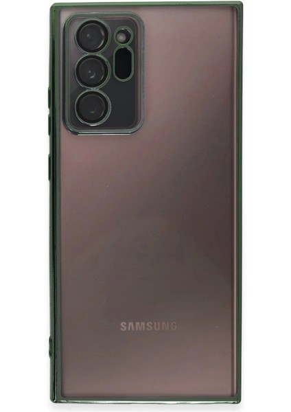 Bfs Samsung Galaxy Note 20 Ultra Kılıf Razer Lensli Silikon - Yeşil fiyatları