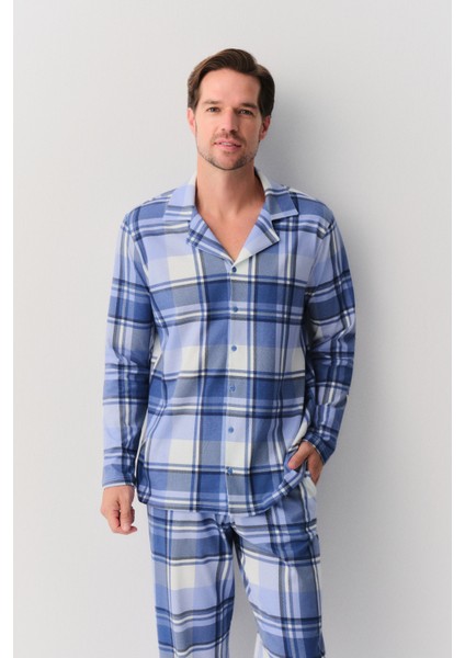 Sam Erkek Gömlek Yaka Pijama Takımı fiyatları