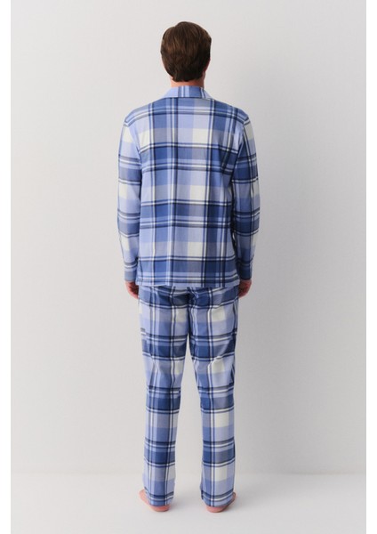 Sam Erkek Gömlek Yaka Pijama Takımı fırsatları