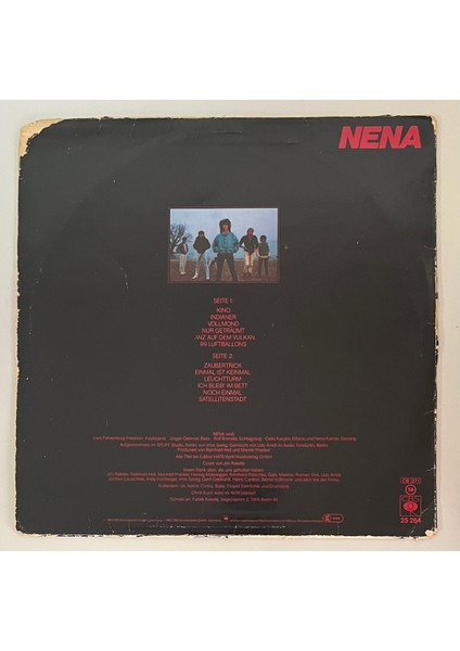 Nena Lp Plak (Orijinal 1983 Dönem Italya Baskı Plak) Kapak 7 / Plak 7 fiyatları