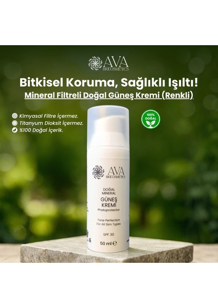 Ava Mineral Filtreli Güneş Kremi (Renkli)