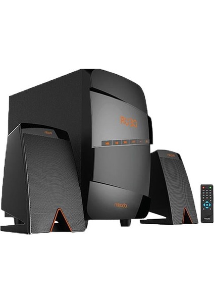 Mikado MD-671BT 2+1 40W Rms Siyah Usb+Sd+Fm Destekli Multimedia Bluetooth Speaker Ev Sinema Sistemi
