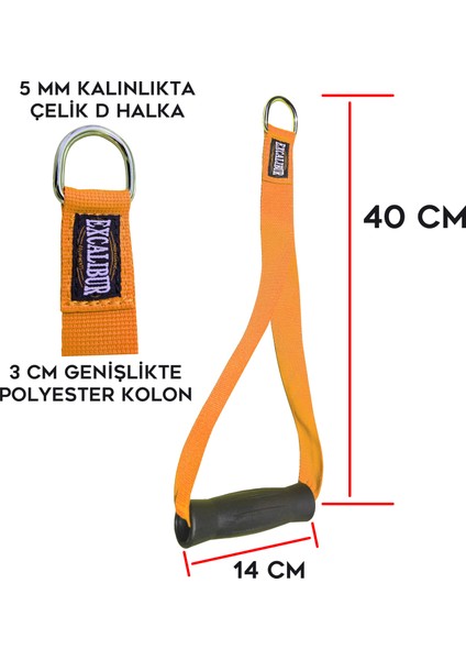 Fitness Elcik Turuncu Tek - 40 cm fiyatları
