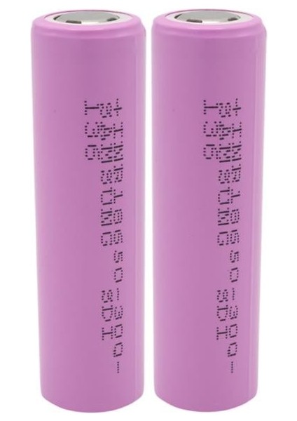 Powermaster INR-18650 Samsung 3.7 Volt 3000 Mah Li-Ion 2'li Paket Pil PM-15955