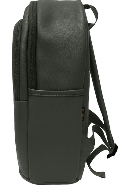 Suni Deri Dört Gözlü Sırt Çantası Yeşil fiyatları