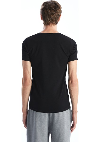 Yeni Sezon V Yaka Kısa Kollu Erkek Atlet fırsatları