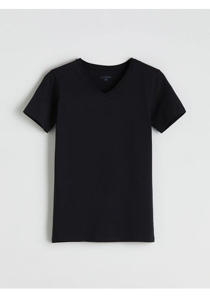 Yeni Sezon V Yaka Kısa Kollu Erkek Atlet indirimleri