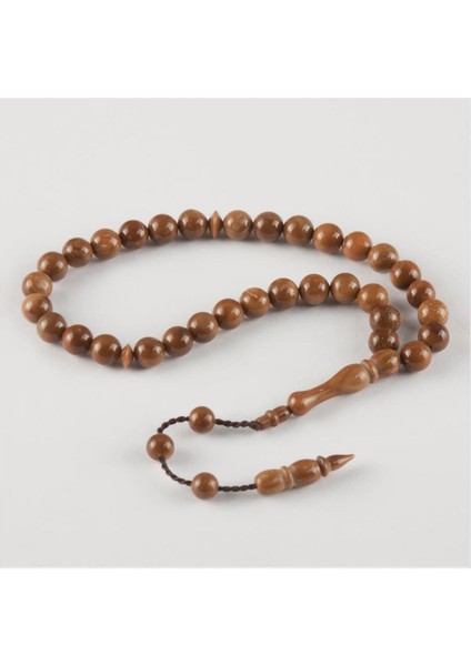 Ds-Derin Yuvarlak Kesim Kuka Tesbih 10 Mm-Açık Kahverengi fiyatları