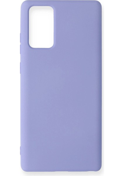 Bfs Samsung Galaxy Note 20 Kılıf Nano Içi Kadife Silikon - Lila