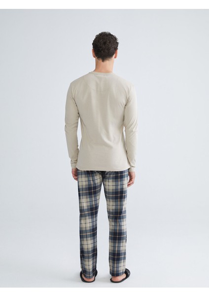 Yeni Sezon Standart Kalıp Erkek Pijama Takımı fırsatları