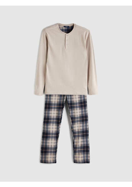 Yeni Sezon Standart Kalıp Erkek Pijama Takımı indirimleri