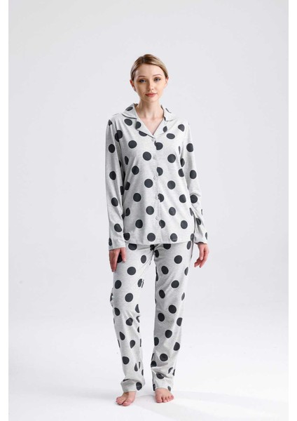 Pamuklu Pijama Takımı 5010