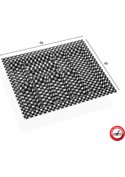 Eco Modül Kaşıklık Damalı 55X49 ROYALEKS-ACERO-20124