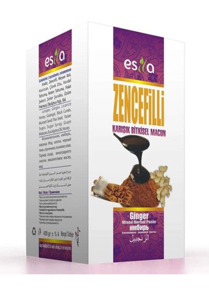 Zencefilli Kış Macunu 420 Gr.