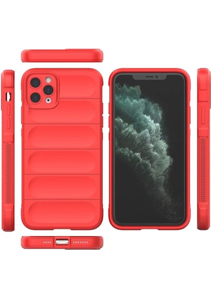 Bfs iPhone 11 Pro Kılıf Optimum Silikon - Kırmızı modelleri