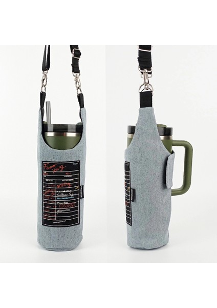 El Yapımı Forever Young Kot Matara Termos Kılıfı Kulplu Model Quencher Pipetli 1,18 fırsatları