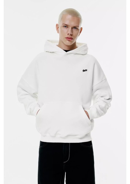 Erkek Stwd Baskılı Sweatshırt Oversize