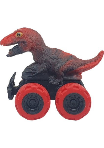 Sürtmeli Dinazor Arabalar 2'li - 12 cm - Triceratops & T-Rex fiyatları