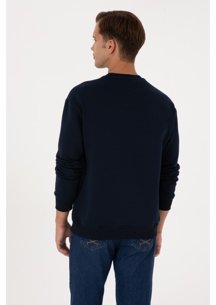 Erkek Lacivert Sweatshirt 50313757-VR033 indirimleri