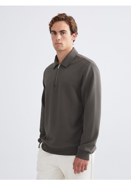 Yeni Sezon Polo Yaka Erkek Sweatshirt