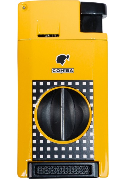 Çift Torch Pürmüz Sarı Puro Çakmağı