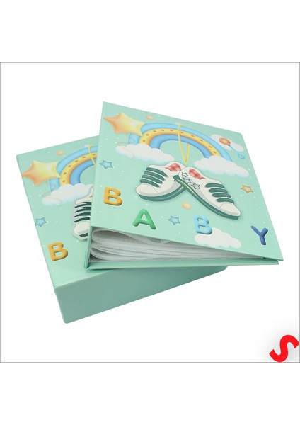 Bebek Fotoğraf Albümü Kutulu, 40 Resimlik - Mavi Patik fırsatları