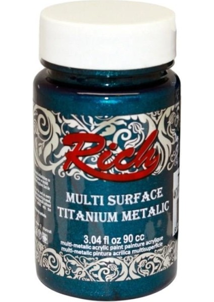 Rich Multi Surface Titanium 2570 Antik Turkuaz Metalik 90 cc