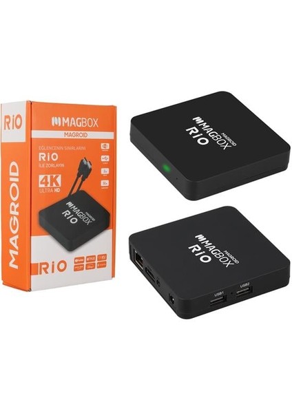 Magbox Magroid Rio 2 GB Ram 32 GB Rom 4K Ultra Hd Android Box (Android 10) modelleri