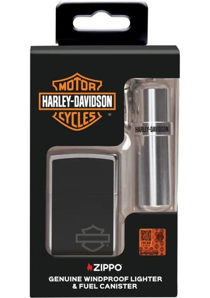 Harley Davidson Çakmak ve Canister (Yedek Tank) Seti